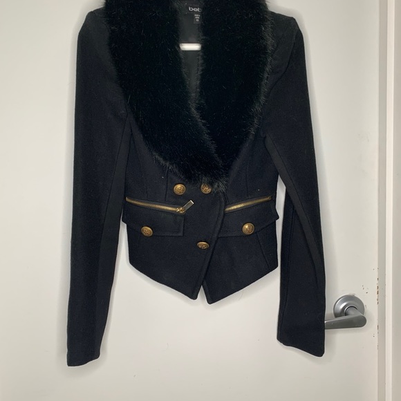 Bebe fur collar jacket - Picture 3 of 4